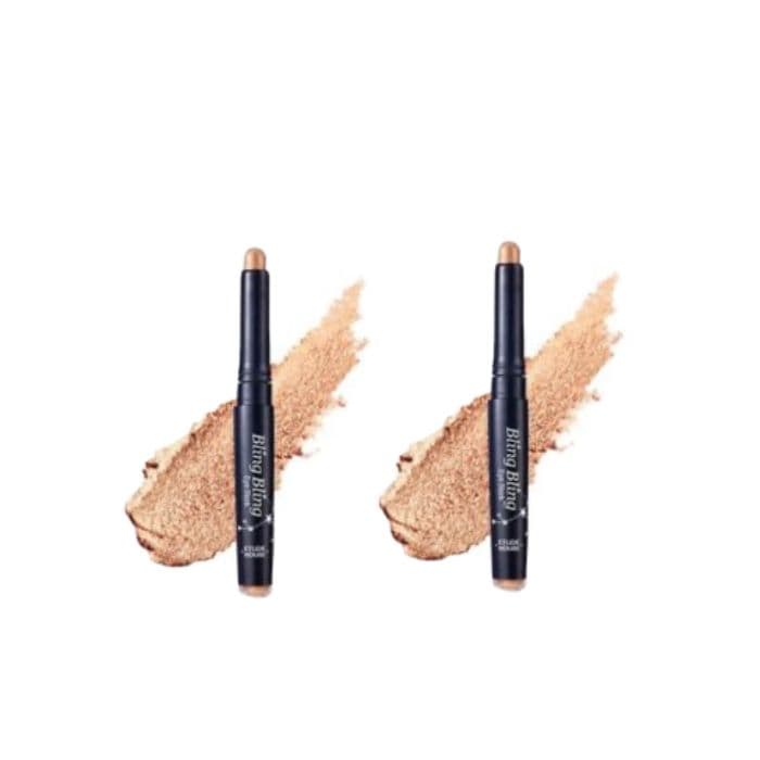 ETUDE - Bling Bling Eye Stick - No.08 Ivory Star (2ea) Set