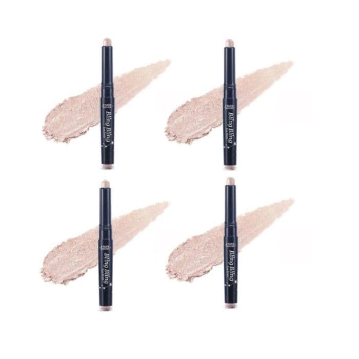 ETUDE - Bling Bling Eye Stick - No.15 Apricot Swan Star (4ea) Set