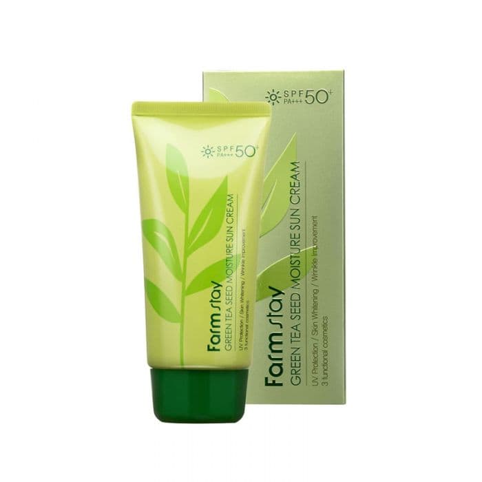 Farm Stay - Green Tea Seed Moisture Sun Cream SPF50+ PA++++ - 70g