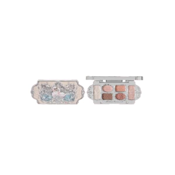 FlowerKnows - Swan Ballet Six-Color Eyeshadow Palette - 6.5g - 01 White Swan