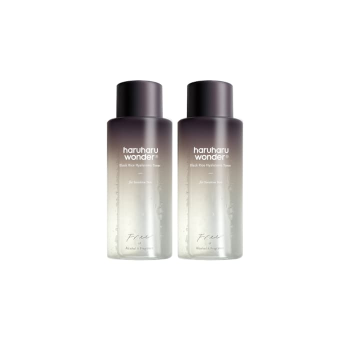 haruharu wonder - Black Rice Hyaluronic Toner - Fragrance Free - 150ml (2ea) Set