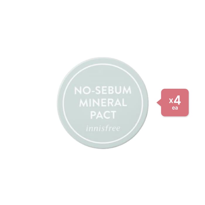 innisfree - No Sebum Mineral Pact (4ea) Set