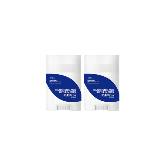 Isntree Hyaluronic Acid Airy Sun Stick - 22g (2ea) Set