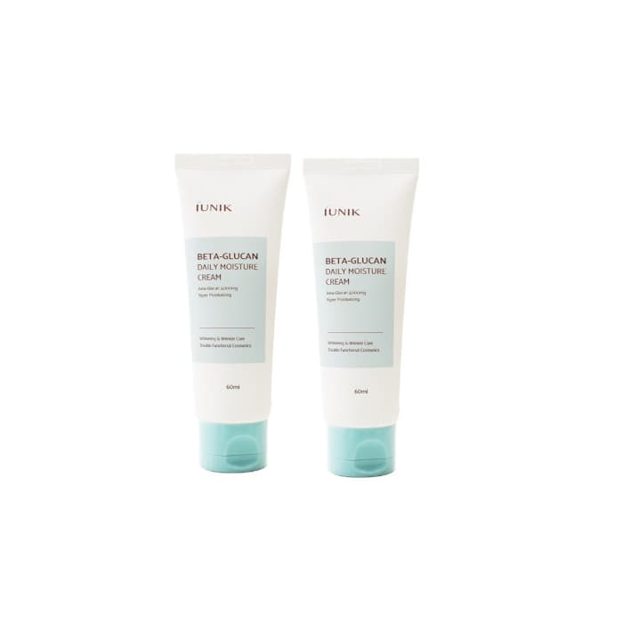 iUNIK - Beta Glucan Daily Moisture Cream - 60ml (2ea) Set