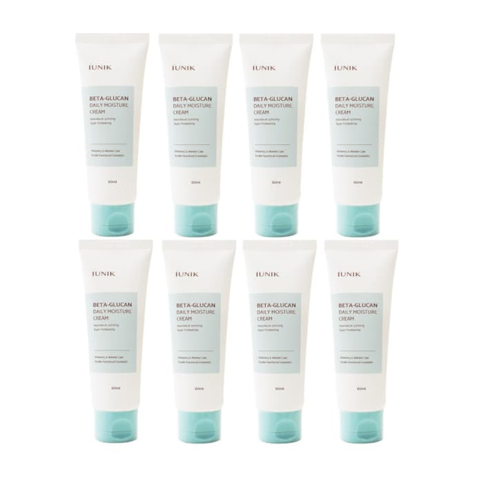 iUNIK - Beta Glucan Daily Moisture Cream - 60ml (8ea) Set