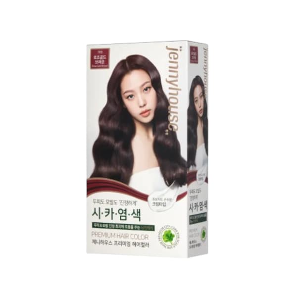 Jenny House - Premium Hair Color - 1set - 7RB Rose Gold Brown
