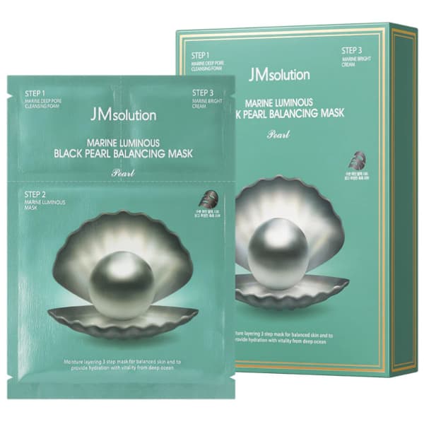 JMsolution -Marine Luminous Black Pearl Balancing Mask - 10pcs