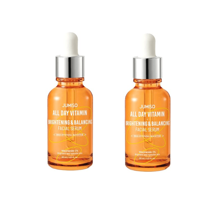 Jumiso All day Vitamin Brightening & Balancing Facial Serum - 30ml (2ea) Set