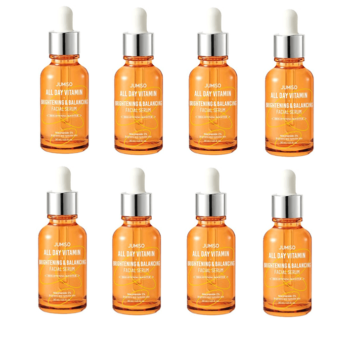 Jumiso All day Vitamin Brightening & Balancing Facial Serum - 30ml (8ea) Set