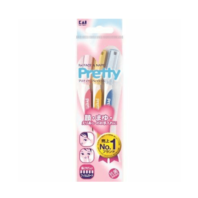 KAI - Pretty Fresh Disposable Razor - 3pc