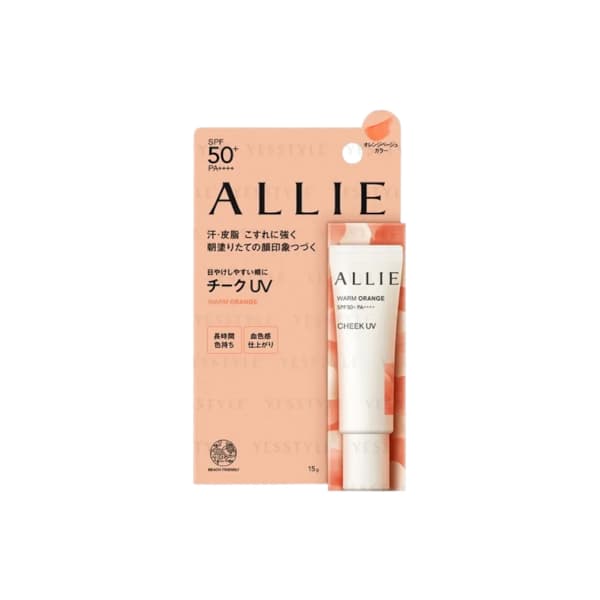 Kanebo - Allie Chrono Beauty Color On UV Cheek SPF50+ PA++++ - 15g - Warm Orange