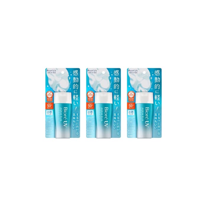 Kao - Biore UV Aqua Rich Water Gel SPF50+ PA++++ - 70ml (3ea) Set