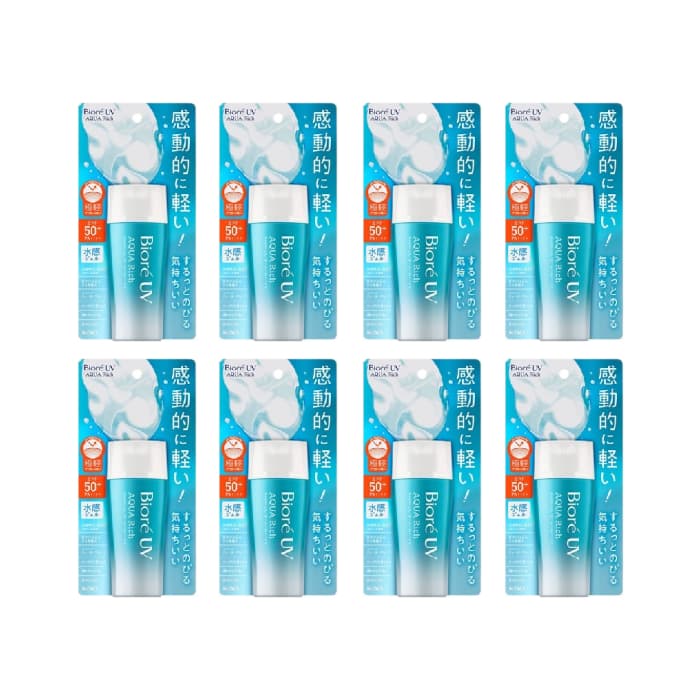 Kao - Biore UV Aqua Rich Water Gel SPF50+ PA++++ - 70ml (8ea) Set