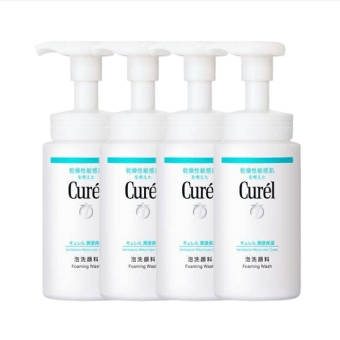 Kao - Curel Intensive Moisture Care Foaming Wash - 150ml 4pcs Set