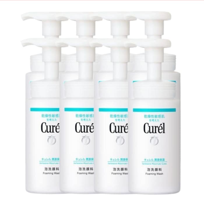Kao - Curel Intensive Moisture Care Foaming Wash - 150ml 8pcs Set