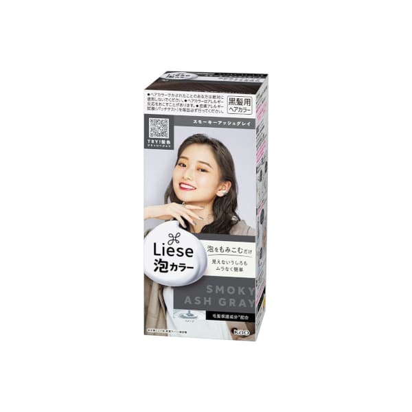 Kao - Liese Creamy Bubble Color (Japan Version) - 1 box - Smoky Ash Grey