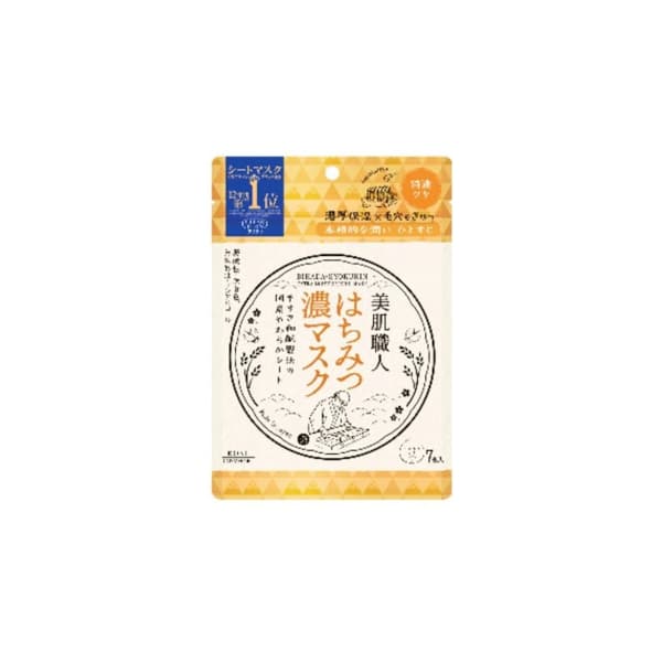 Kose - Clear Turn Bihada-Syokunin Beautiful Skin Artisan Mask - 7 sheets - Honey