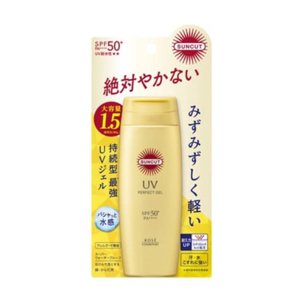 Kose - Suncut UV Perfect Gel Super Water Proof SPF50+ PA++++ - 120g