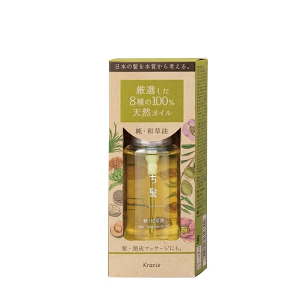 Kracie - Ichikami Pure Japanese Herb Hair Treatment Oil - 60ml