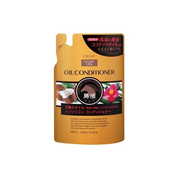 KUMANO COSME - Deve Natural Oil 3 Type Oil Conditioner Refill - 400ML