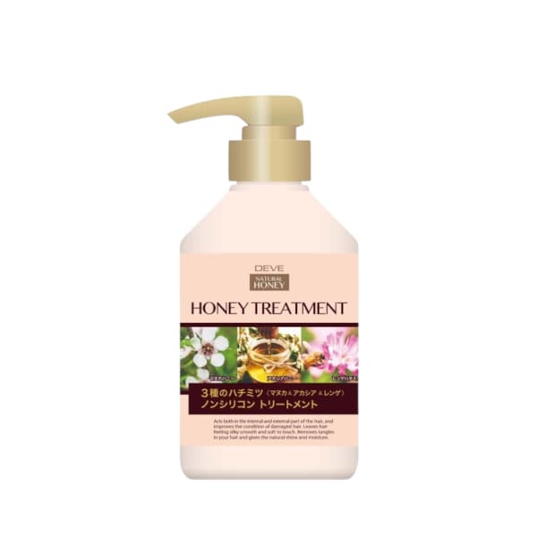 KUMANO COSME - Deve Natural Honey 3 Type Honey Treatment - 450ml