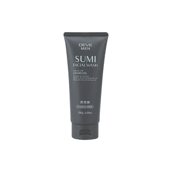 KUMANO COSME - Deve Men Sumi Charcoal Facial Wash - 130g