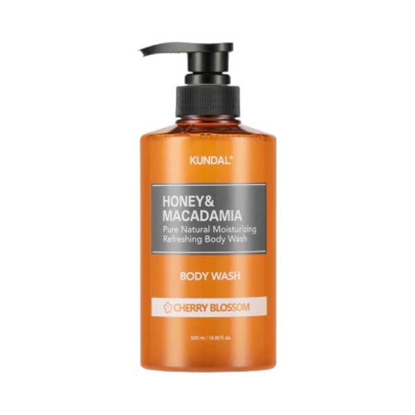 KUNDAL - Honey & Macadamia Pure Body Wash - 500ml - Cherry Blossom