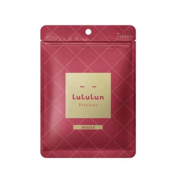 LuLuLun - Precious Sheet Mask Moist - 7pcs - Red