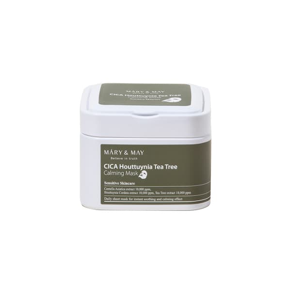 MARY&MAY - CICA Houttuynia Tea Tree Calming Mask - 30pcs/400g