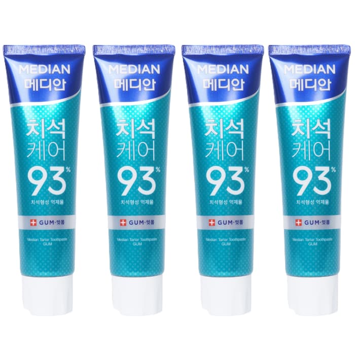 Median - Dental IQ Toothpaste -120g - Gingivitis Prevention (4ea) Set