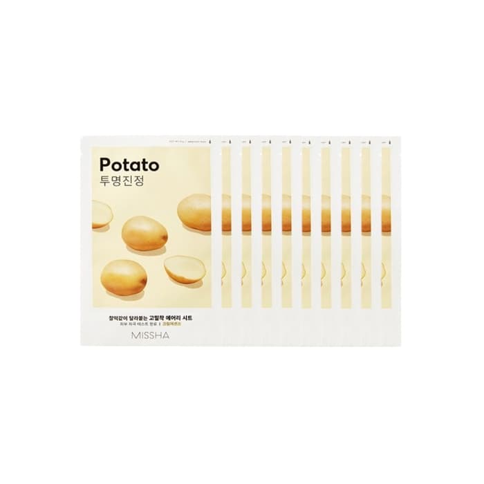 MISSHA - Airy Fit Sheet Mask - Potato - 1pc (10ea) Set