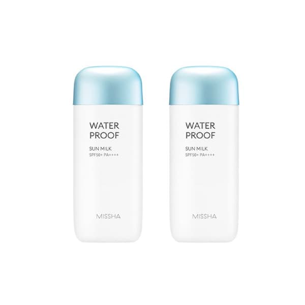 MISSHA All-Around Safe Block Waterproof Sun Milk - 70ml (2ea) Set