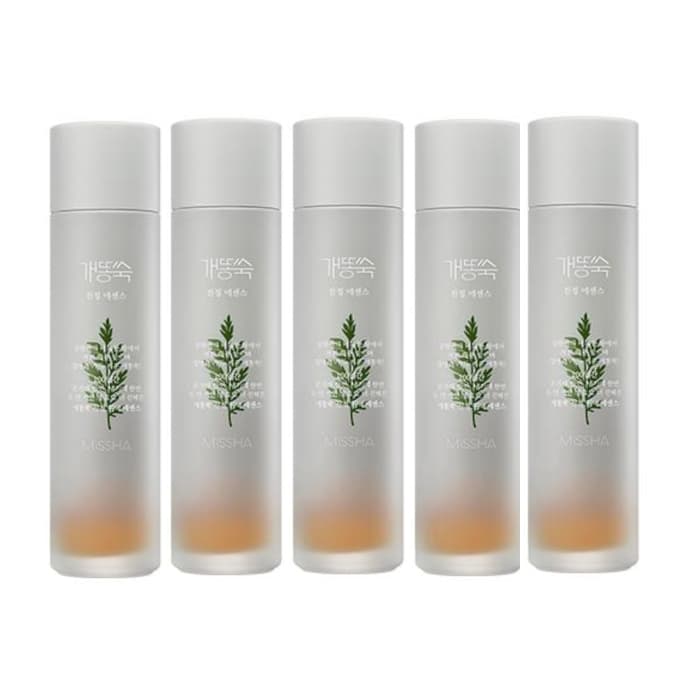 MISSHA Artemisia Calming Essence - 150ml (New Version of MISSHA - Time Revolution Artemisia Treatment Essence) (5ea) Set