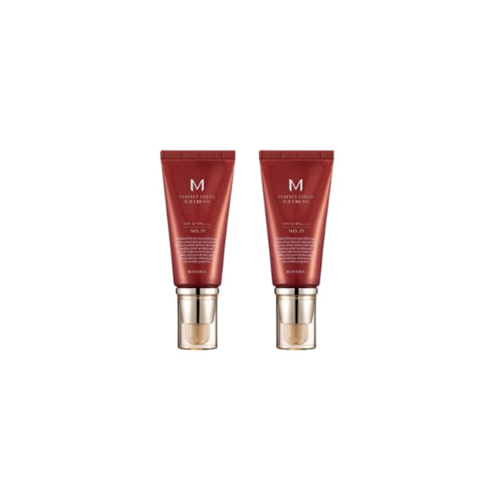 MISSHA M Perfect Cover BB Cream - 50ml - #21 Light Beige (2ea) Set