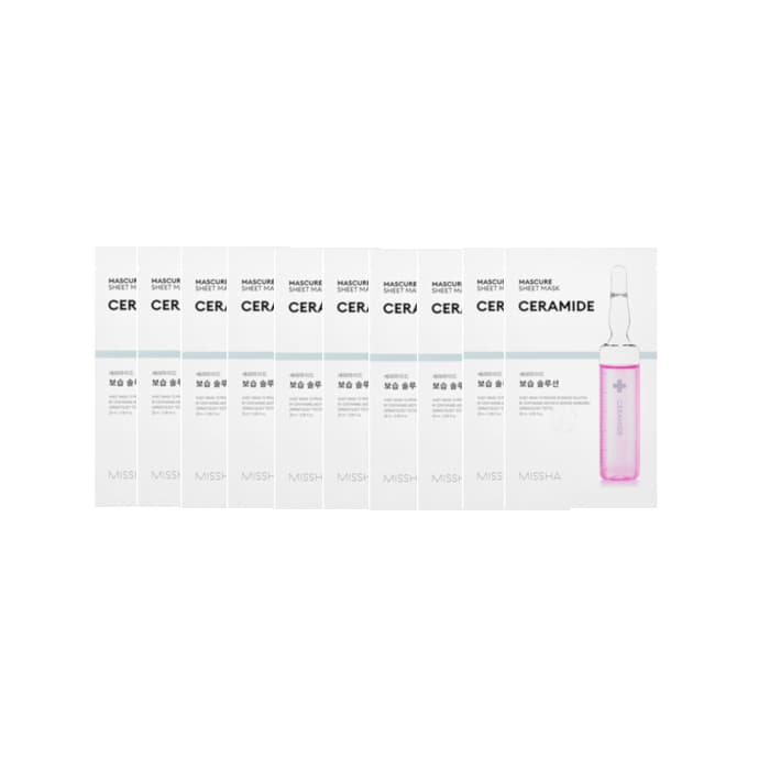 MISSHA - Mascure Solution Sheet Mask - Cermide (10pcs) Set