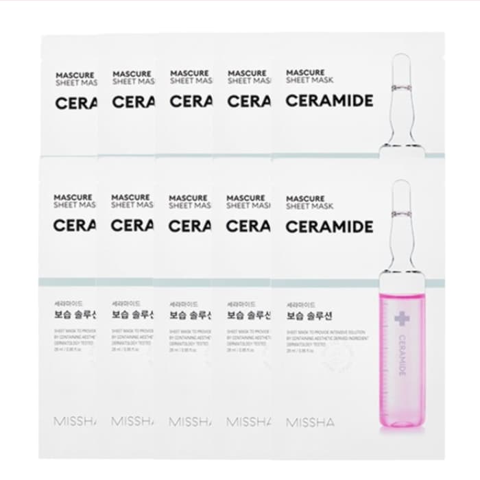 MISSHA Mascure Solution Sheet Mask - Cermide - 1pc (10ea) Set