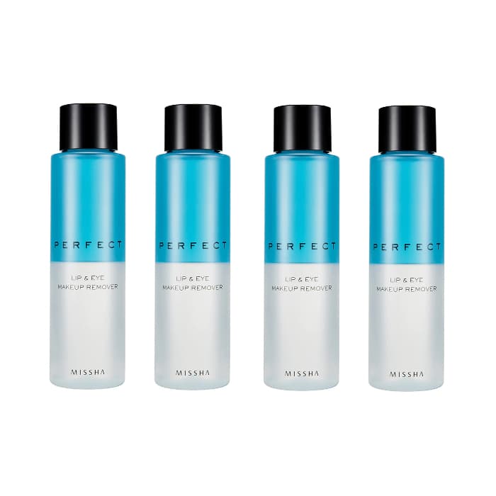 MISSHA - Perfect Lip & Eye Makeup Remover - 155ml (4ea) Set