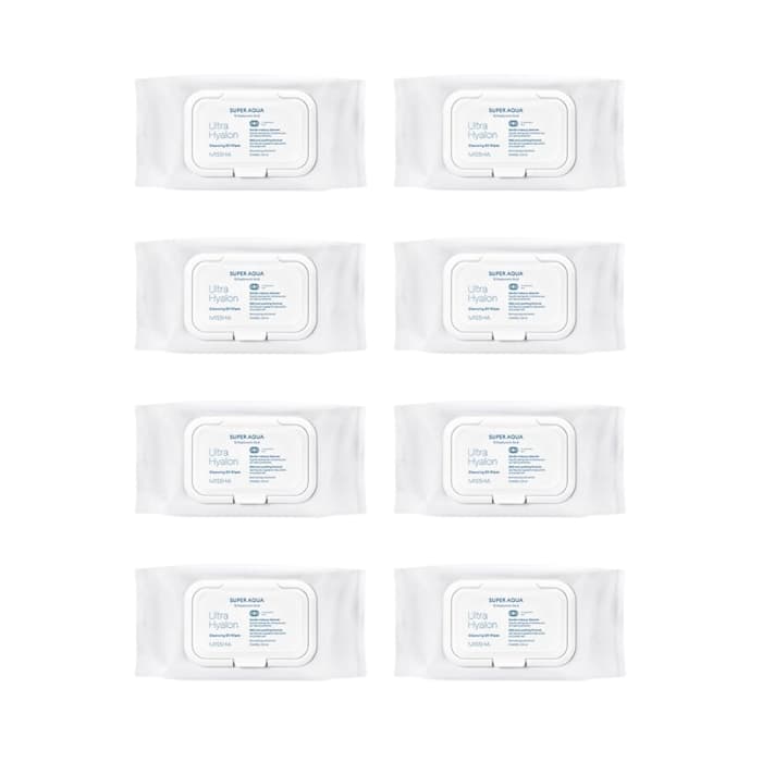 MISSHA - Super Aqua Ultra Hyalron Cleansing Oil Wipes (Jumbo Size) - 1pack (70pcs) (8ea) Set