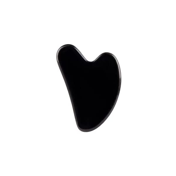 MissLady - Scraping Board Gua Sha Massage Tool (Heart-shaped) - 1pc - Black