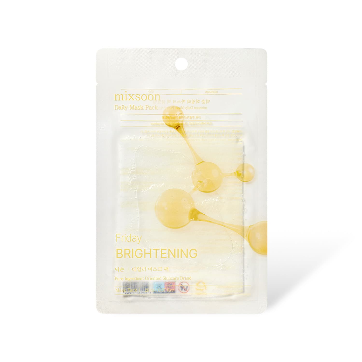 mixsoon - Daily Mask Pack - 10pcs - Friday Brightening