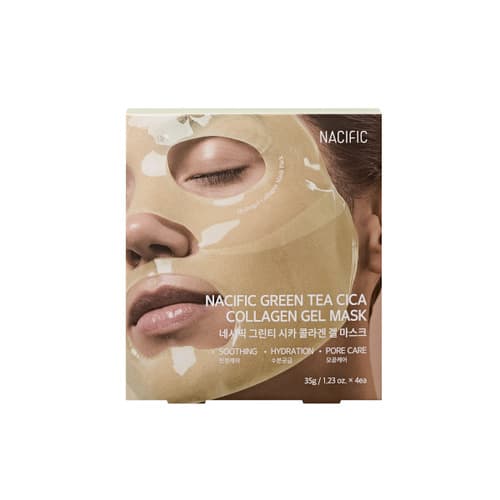 Nacific - Green Tea Cica Collagen Gel Mask - 35g*1ea