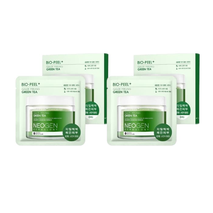 NEOGEN Dermalogy - Bio - Peel Gauze Peeling - Green Tea - 8 Pads - 8pcs - Green (2ea) Set