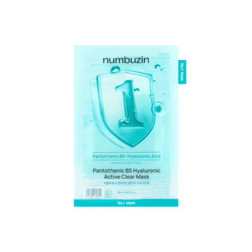 numbuzin - No. 1 Pantothenic B5 Hyaluronic Active Clear Mask (New Version of No.1 Dewy Glow Spa Sheet Mask) - 1pc