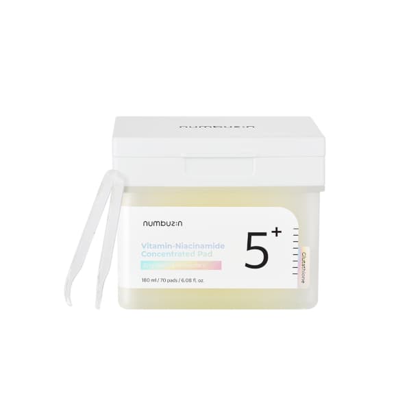 numbuzin - No.5+ Glutathione Vitamin Concentrated Toner Pad - 180ml/70pads