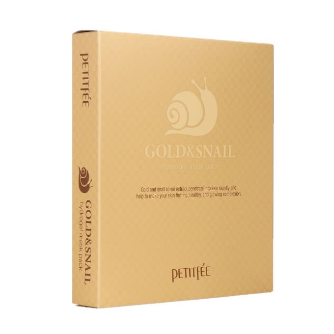 PETITFEE - Hydrogel Mask Pack #Gold & Snail - 5pcs