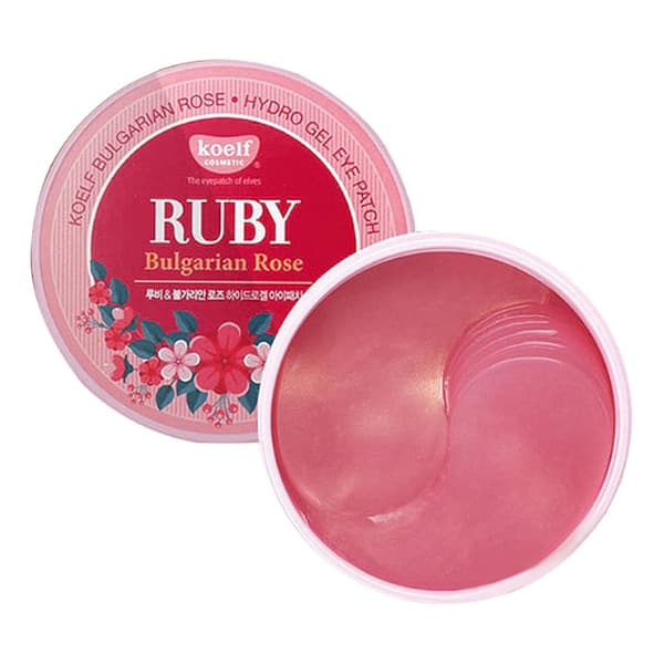 PETITFEE - koelf Ruby & Bulgarian Rose Eye Patch - 60pcs
