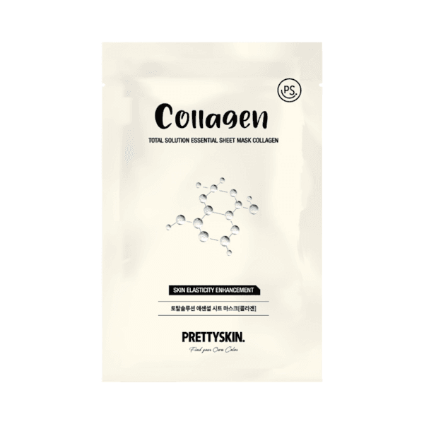 PRETTYSKIN - Total Solution Essential Sheet Mask - 1pc - Collagen