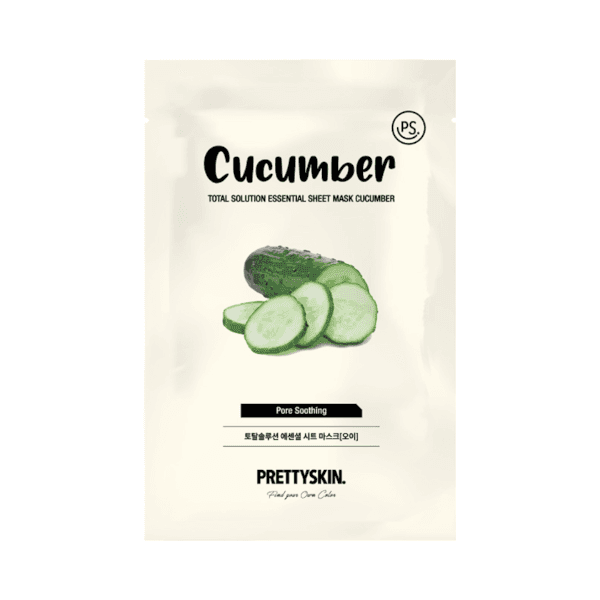 PRETTYSKIN - Total Solution Essential Sheet Mask - 1pc - Cucumber