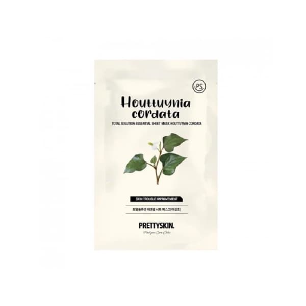 PRETTYSKIN - Total Solution Essential Sheet Mask - Huttuynia Cordata - 1pc
