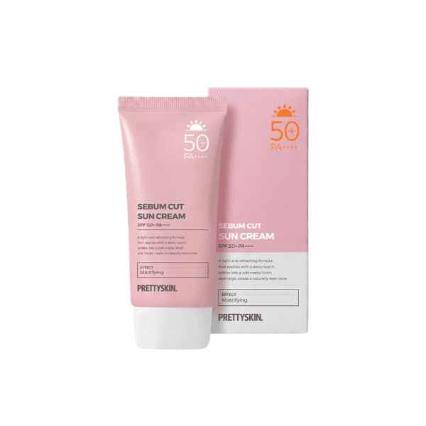 PRETTYSKIN - Sebum Cut Sun Cream SPF50+ PA++++ (Renewal of No Sebum Tone Up Sun Cream) - 70ml